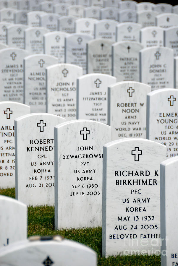 Aligned Photograph - National Cemetery of the Alleghenies #1 by Amy Cicconi