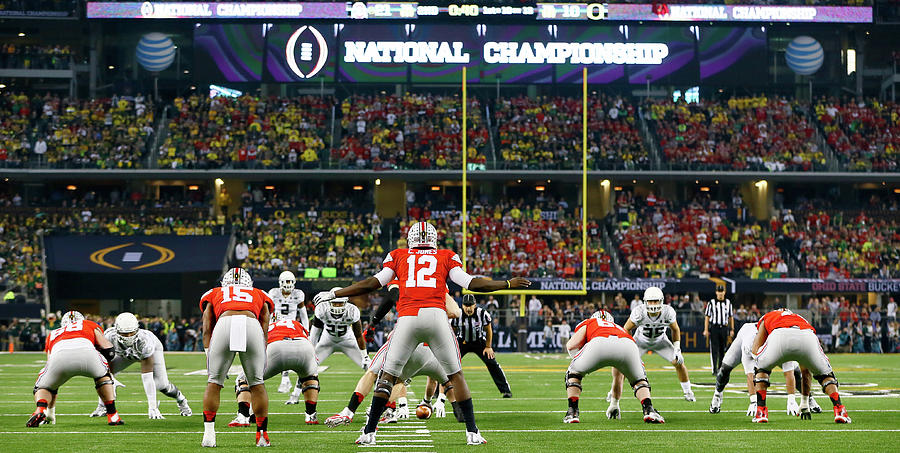 National Championship - Oregon V Ohio #1 Photograph by Kevin C. Cox