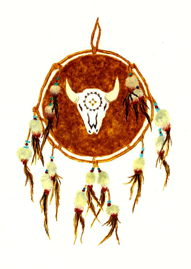 Native American Ceremonial Shield Number 1 Painting