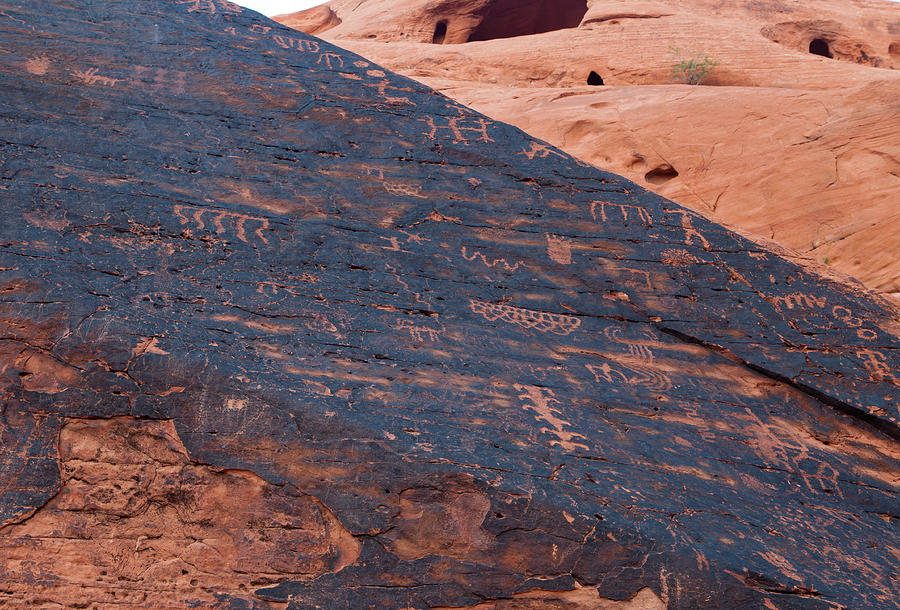 Native American petroglyphs  #1 Photograph by Kyle Lee