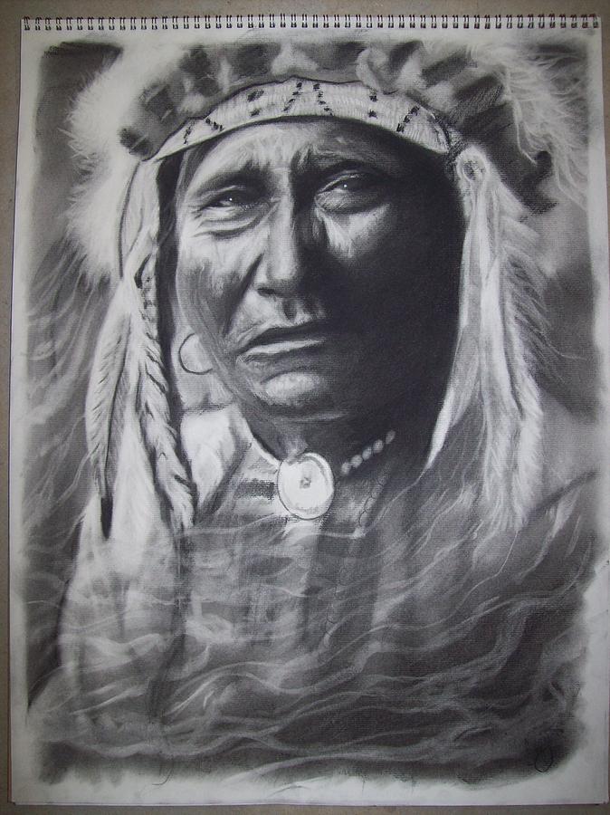 Native Americans Drawing By Robert Sego - Fine Art America