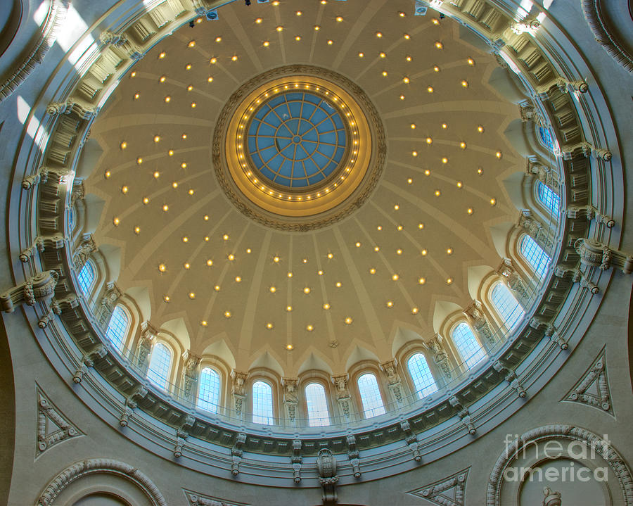 Academy Photograph - Naval Academy Chapel side Dome #1 by Mark Dodd