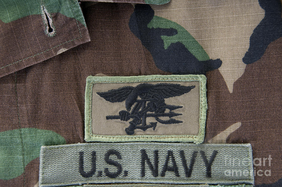 navy seal trident on uniform