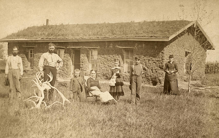 Nebraska Settlers, C1886 Photograph By Granger - Fine Art America