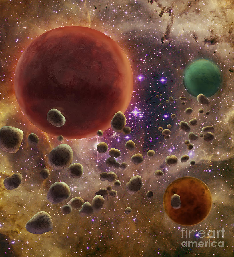Nebulae, Illustration #2 Photograph by Spencer Sutton