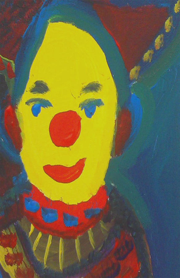 Portrait Painting - Nellys Clown by Don Koester