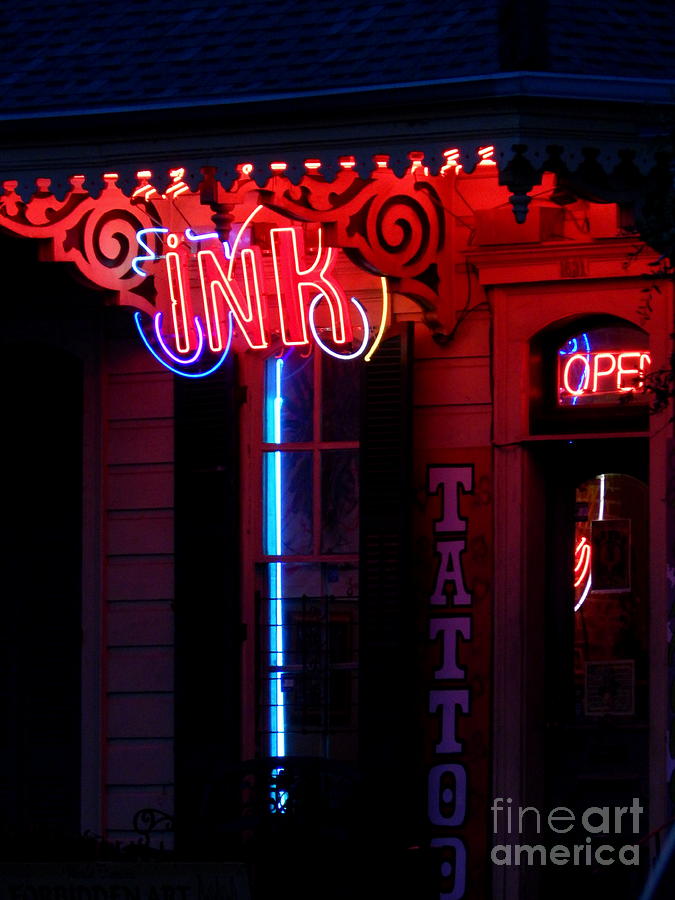 Neon New Orleans #1 Photograph by Michael Hoard
