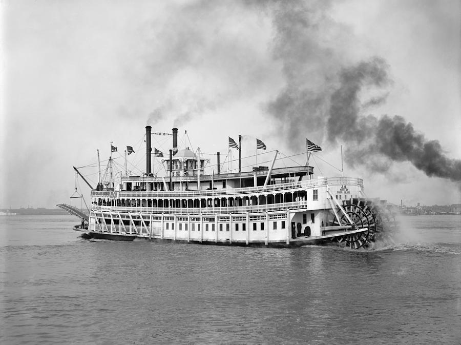 New Orleans Steamboat #1 Photograph by Granger