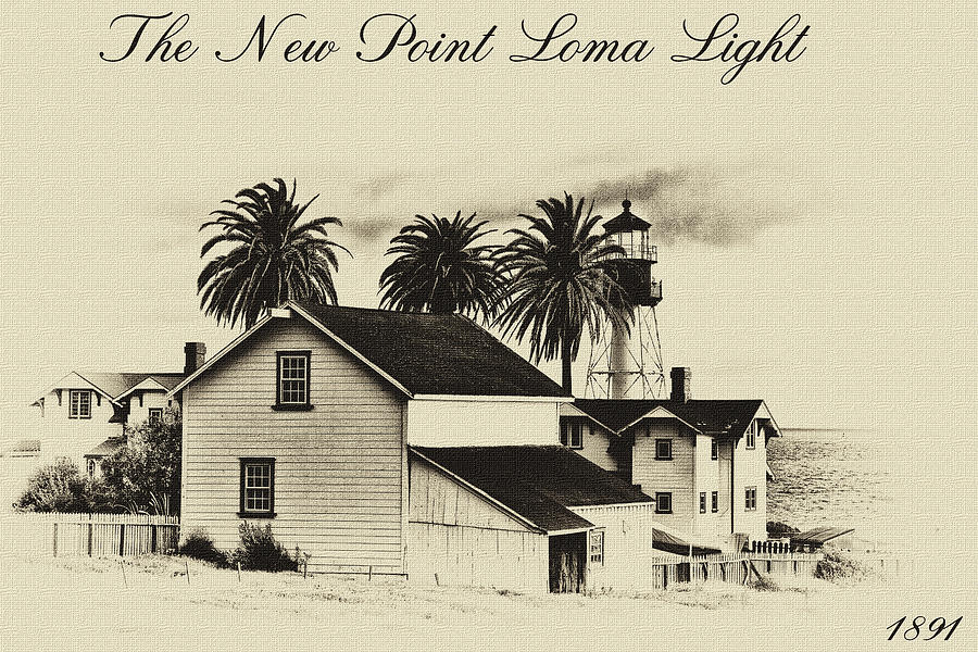 New Point Loma Light  #1 Photograph by Diana Powell