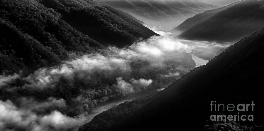 Grandview Photograph - New River Gorge National River #1 by Thomas R Fletcher