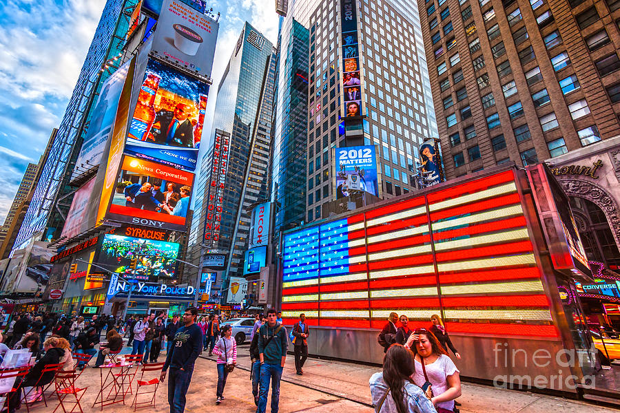 NEW YORK CITY - Times square Photograph by Luciano Mortula