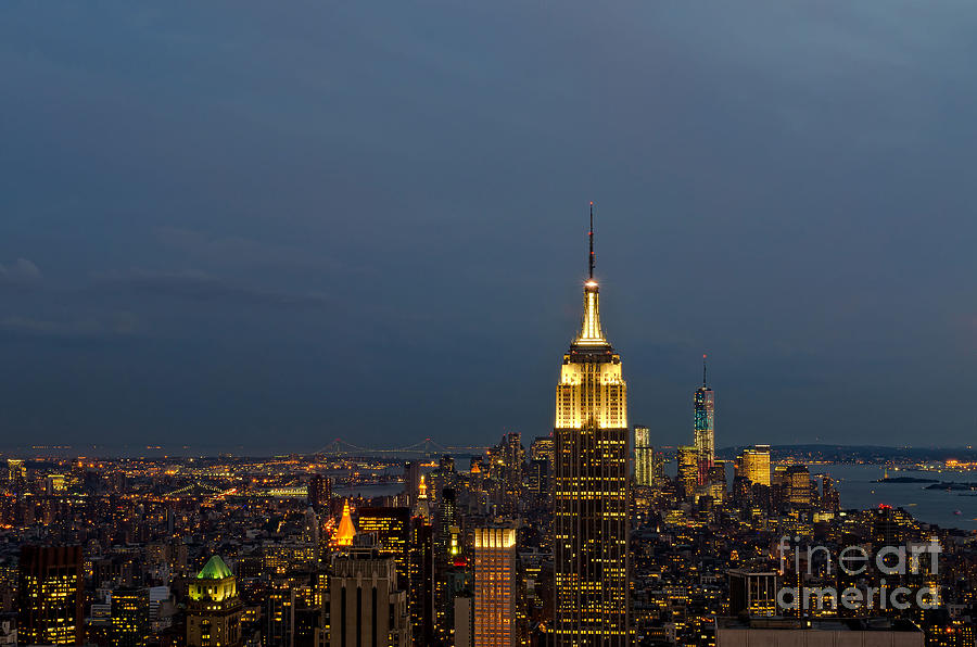 New York City Skyline #1 Photograph by Cathy Alba
