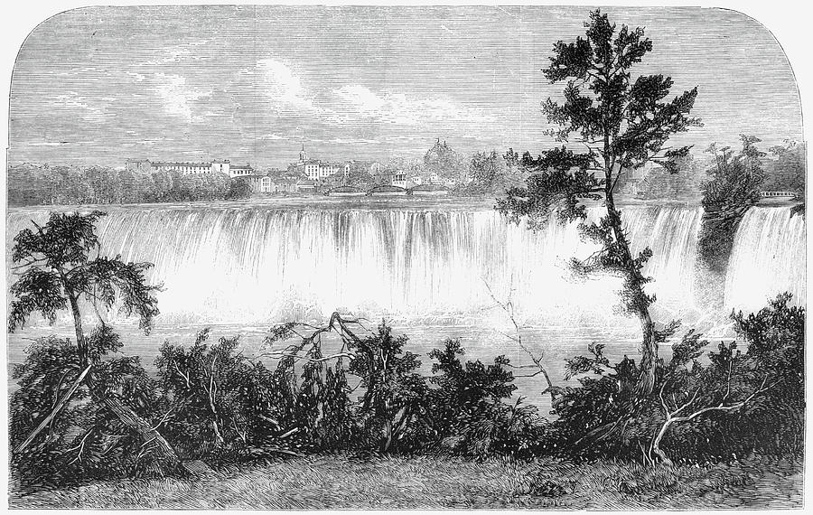 New York Niagara Falls #1 Painting by Granger