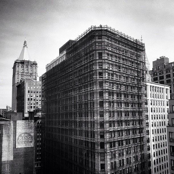 Architecture Photograph - #newyork #blackandwhite #architecture #1 by Matthew Bryan Beck