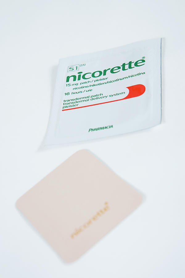 Nicorette Nicotine Patches #1 Photograph by Gustoimages/science Photo Library