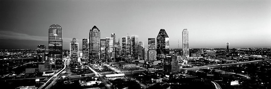 Night, Dallas, Texas, Usa #1 Photograph by Panoramic Images