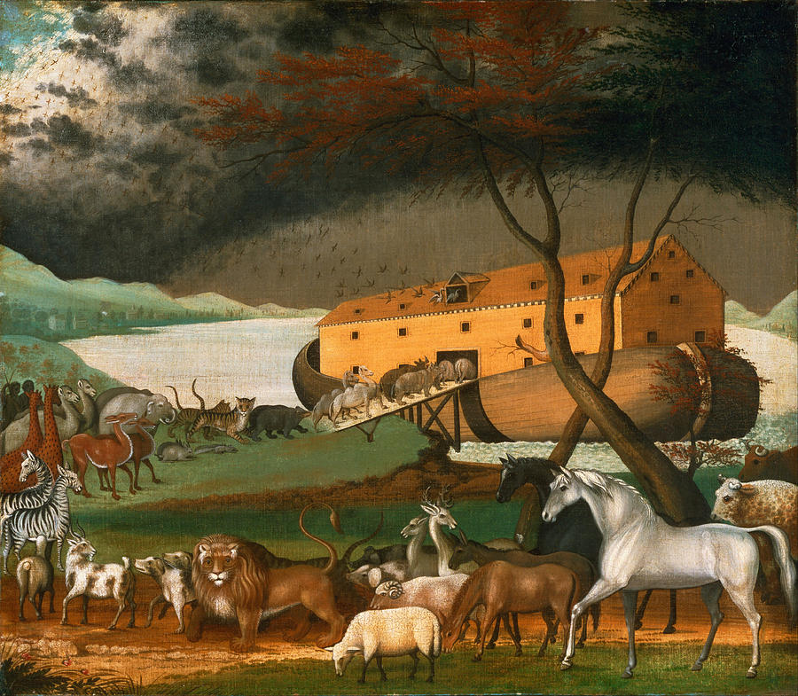 Noahs Ark #6 Painting by Edward Hicks
