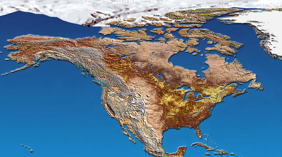 North America #1 Photograph by Dynamic Earth Imaging/science Photo Library