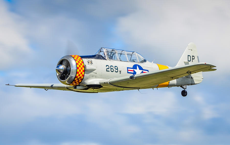 Airport Photograph - North American T6 Texan  #1 by Puget  Exposure
