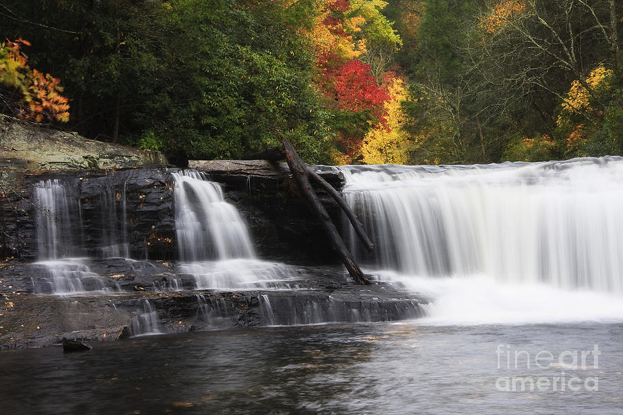 North Carolina Waterfall #1 Photograph by Jill Lang