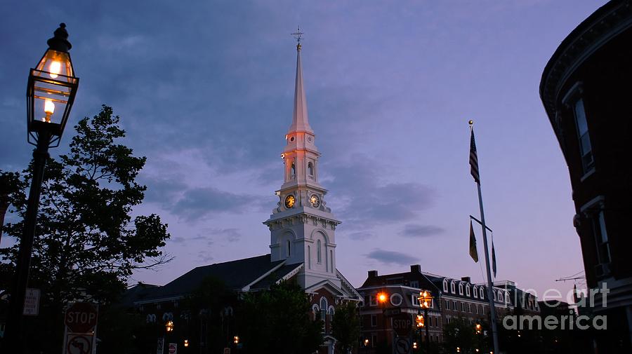 North Church of Portsmouth. #1 Photograph by New England Photography