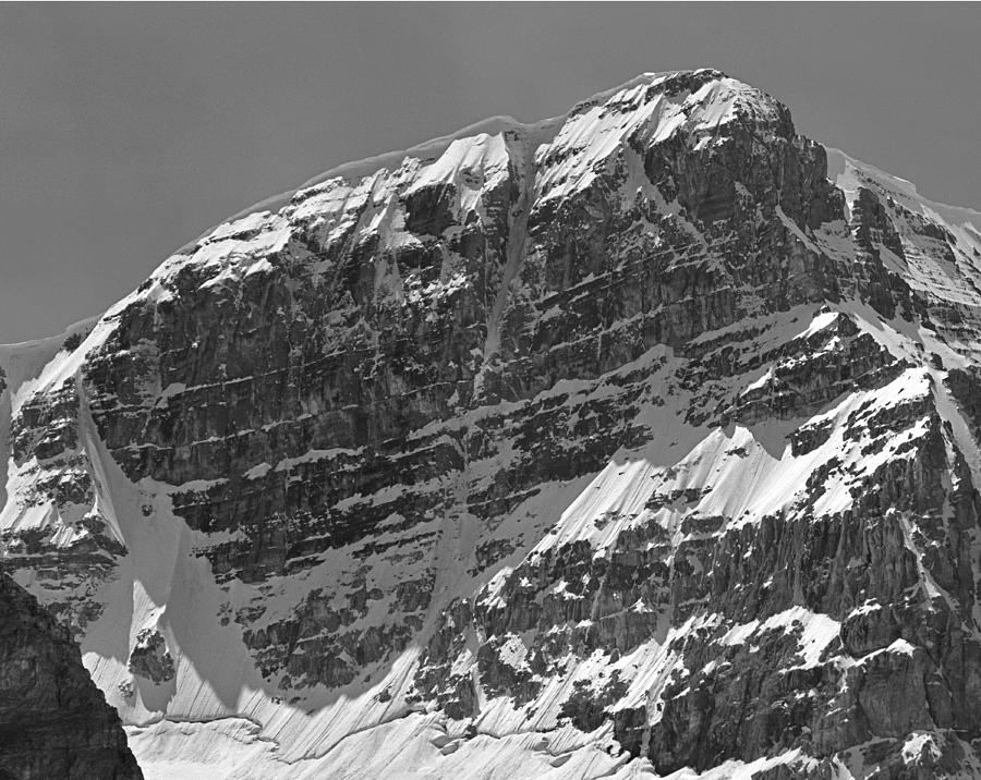 103779-BW-EL-North Face Mt. Andromeda BW Photograph by Ed  Cooper Photography