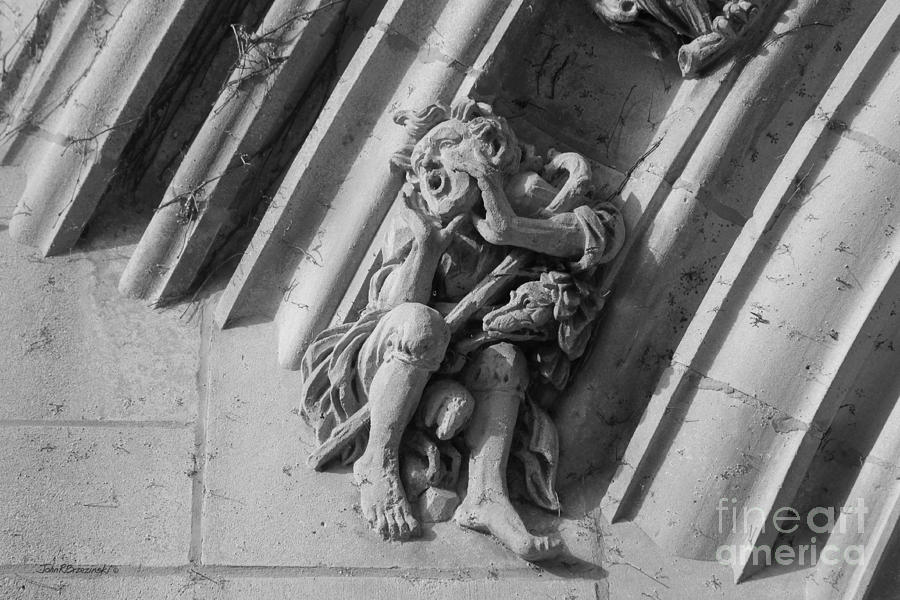 Northwestern University Deering Library Detail #1 Photograph by University Icons
