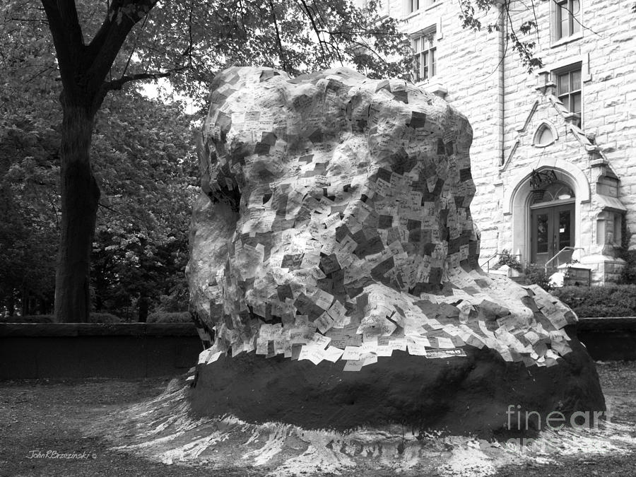 Northwestern University The Rock Photograph by University Icons