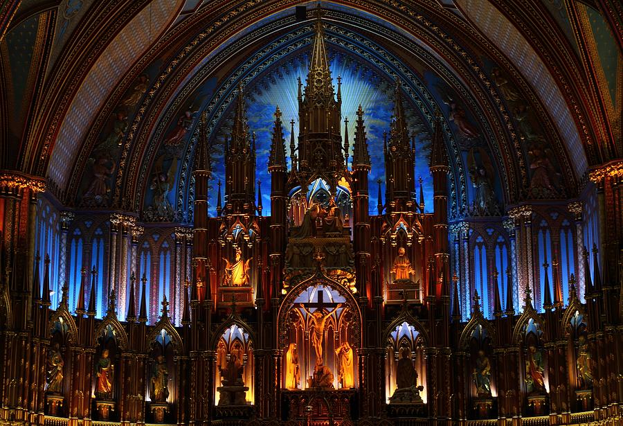 Notre Dame Basilica in Montreal #1 Photograph by Jetson Nguyen