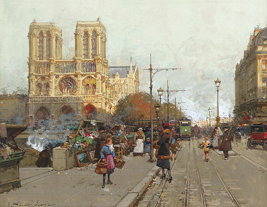 Notre Dame De Paris #1 Painting by Celestial Images