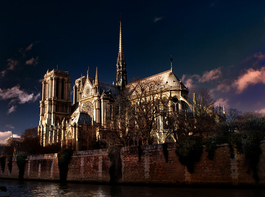 Paris Photograph - Notre Dame Paris #1 by Radoslav Nedelchev