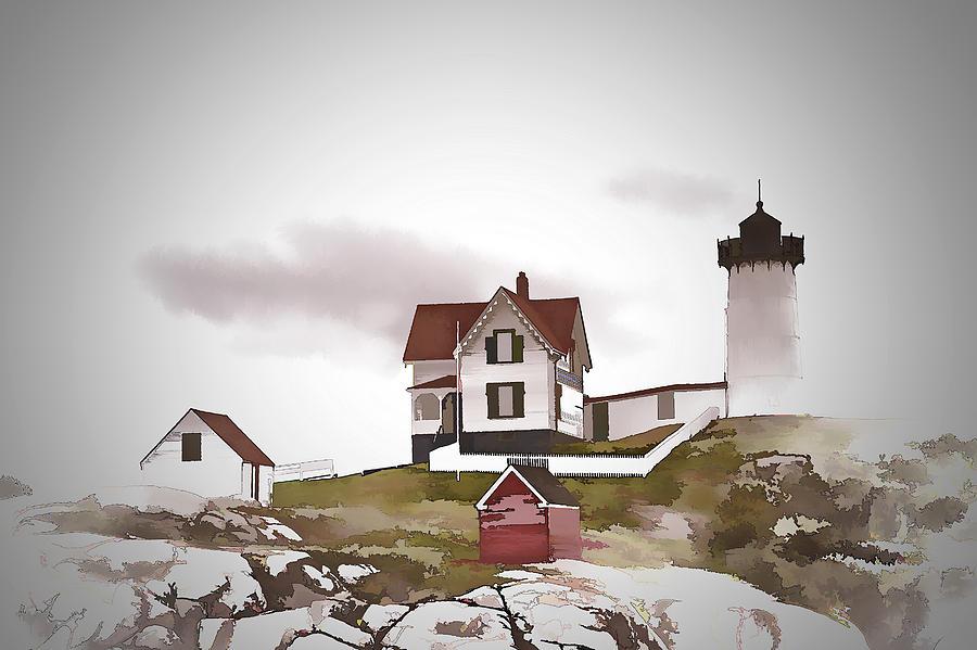 Lighthouse Photograph - Nubble Light #1 by Ray Summers Photography