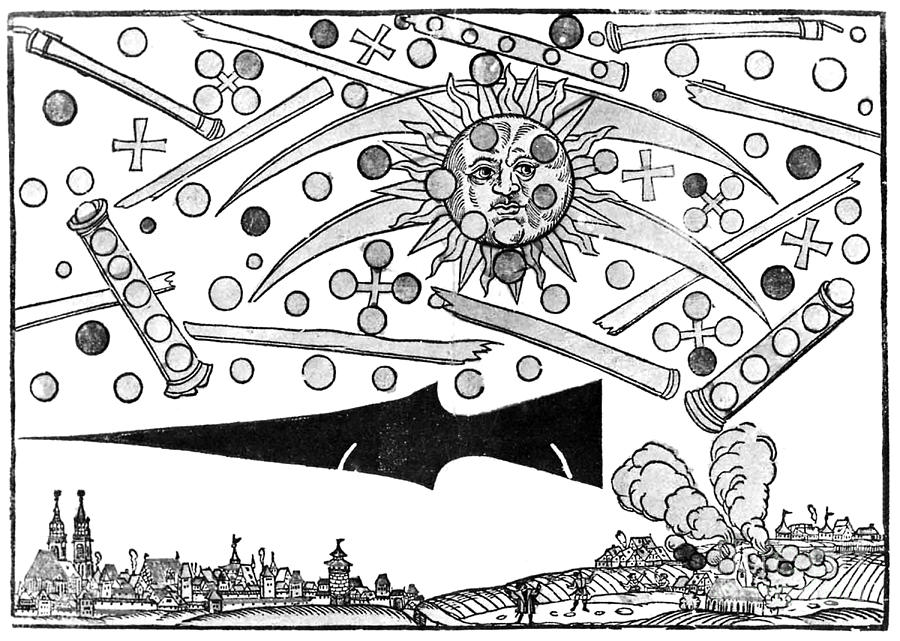 Nuremberg Ufo, 1561 #1 Photograph by Science Source