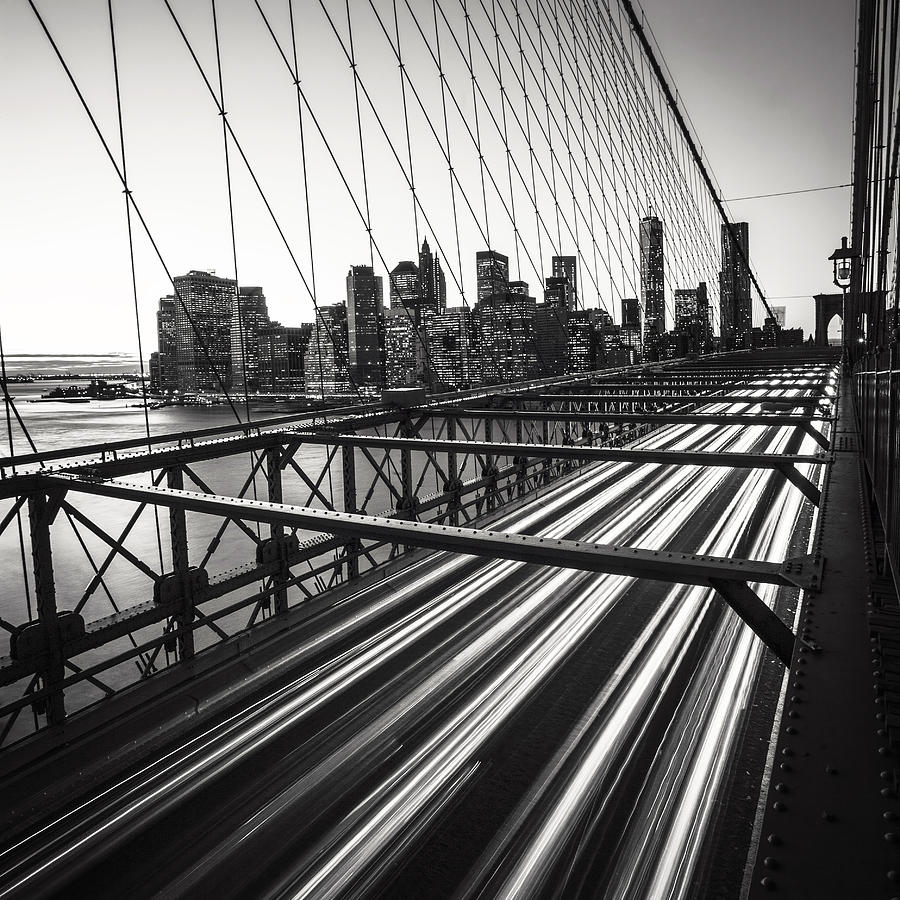 Architecture Photograph - NYC Brooklyn View #1 by Nina Papiorek