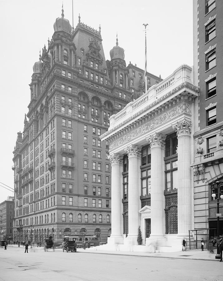 Architecture Photograph - Nyc, Original Waldorf-astoria Hotel #1 by Science Source