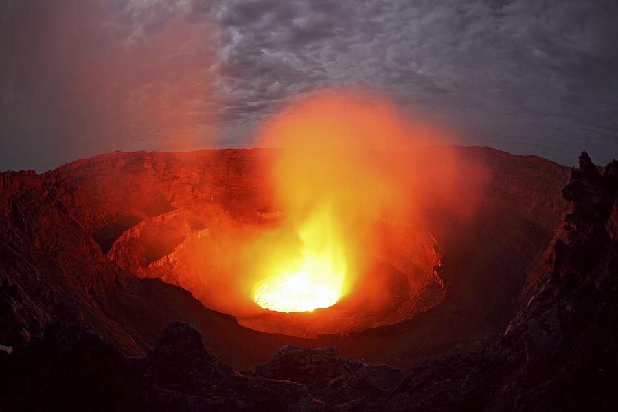 Nyiragongo volcano, Congo Photograph by Science Photo Library | Fine ...