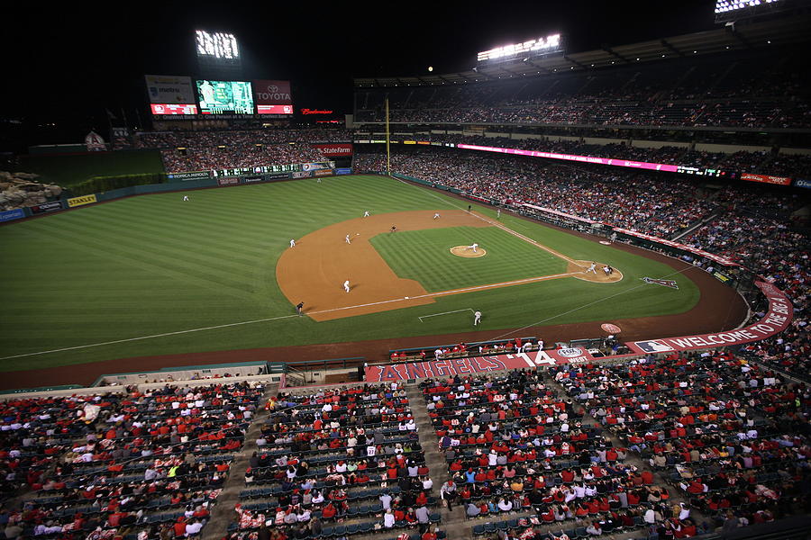 Oakland Athletics V. Los Angeles Angels Photograph by Paul Spinelli Oakland Athletics V. Los Angeles Angels Photograph by Paul Spinelli