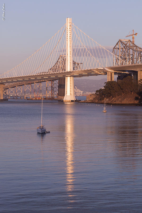 Oakland Bridge #1 Photograph by Alexander Fedin