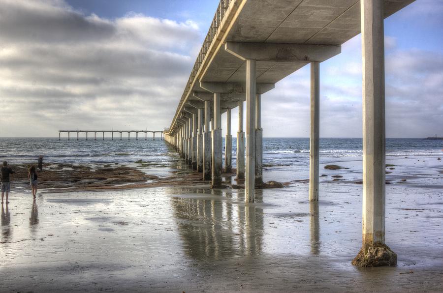 Ocean Beach Pier #1 Digital Art by Photographic Art by Russel Ray Photos