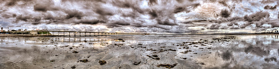 Black And White Photograph - Ocean Beach Pier Series #1 by Josh Whalen