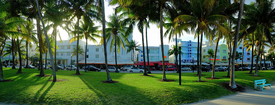 Ocean Drive, Miami, Florida #1 Photograph by Travelpix Ltd