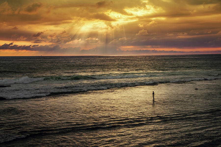 Ocean Sunset #1 Photograph by Fancy Yan