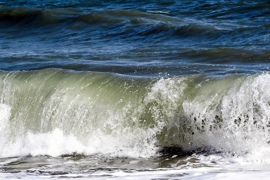 Nature Photograph - Ocean wave #1 by Zina Stromberg
