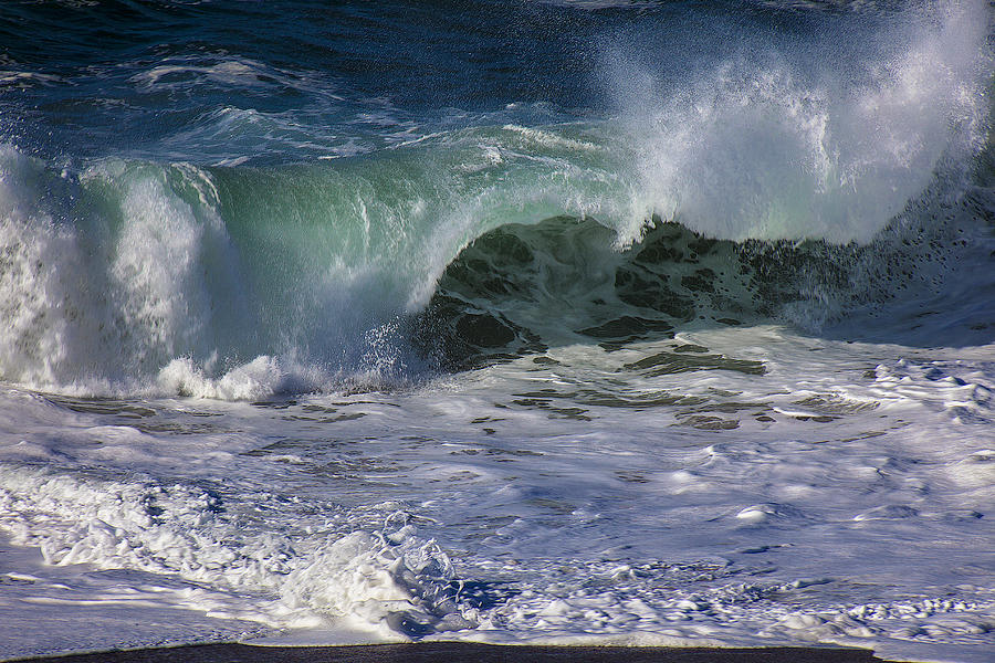 Beach Photograph - Ocean Waves #2 by Garry Gay