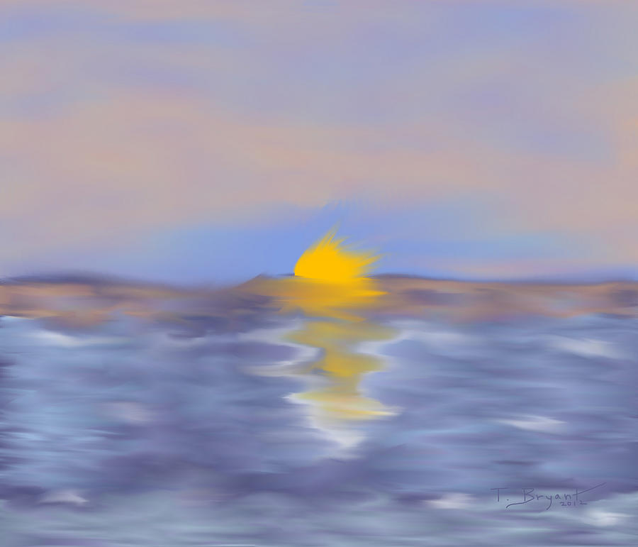 Oceanic Sunrise Painting by Kume Bryant