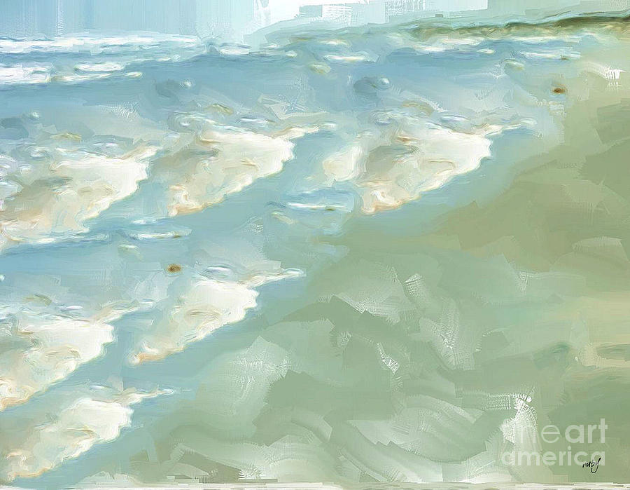 Oceans #1 Digital Art by Ruby Cross