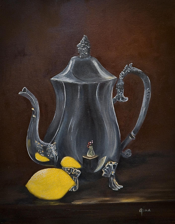 Still Life Painting - Ode To Joyce #1 by Gina Cordova