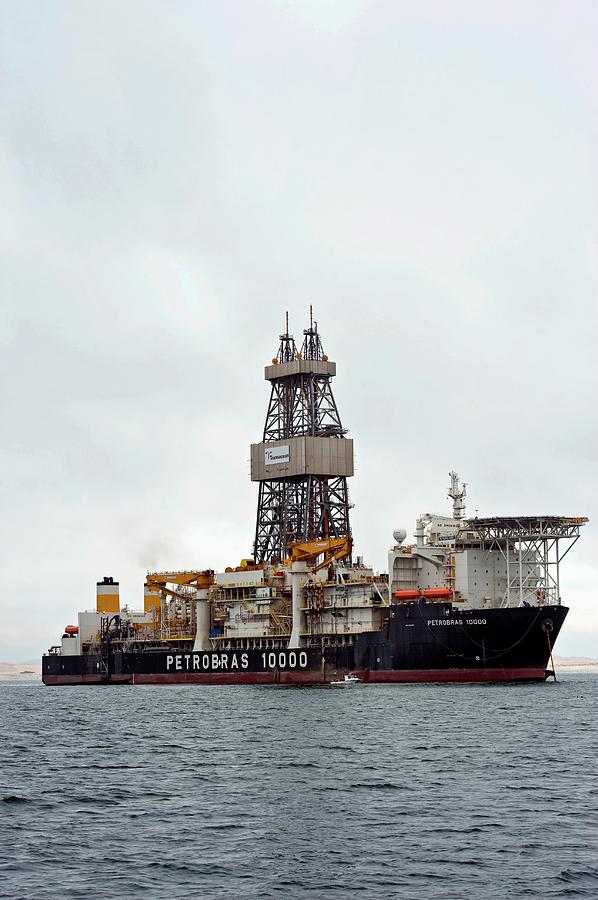 Oil Drilling Ship #1 Photograph by Tony Camacho/science Photo Library