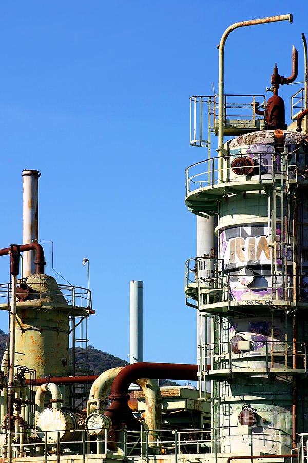Oil Refinery #1 Photograph by Henrik Lehnerer