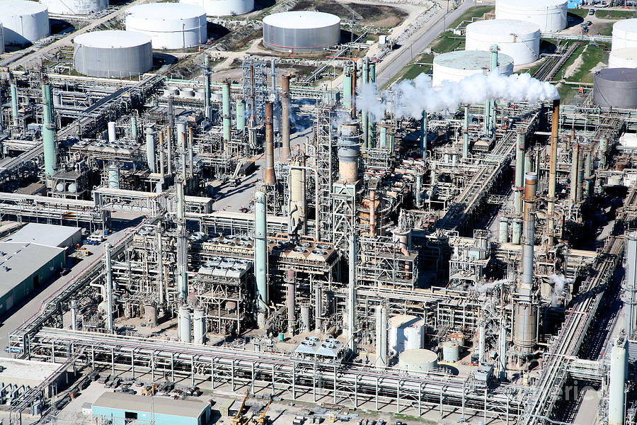 Oil Refinery In Corpus Christi Tx Photograph by Bill Cobb